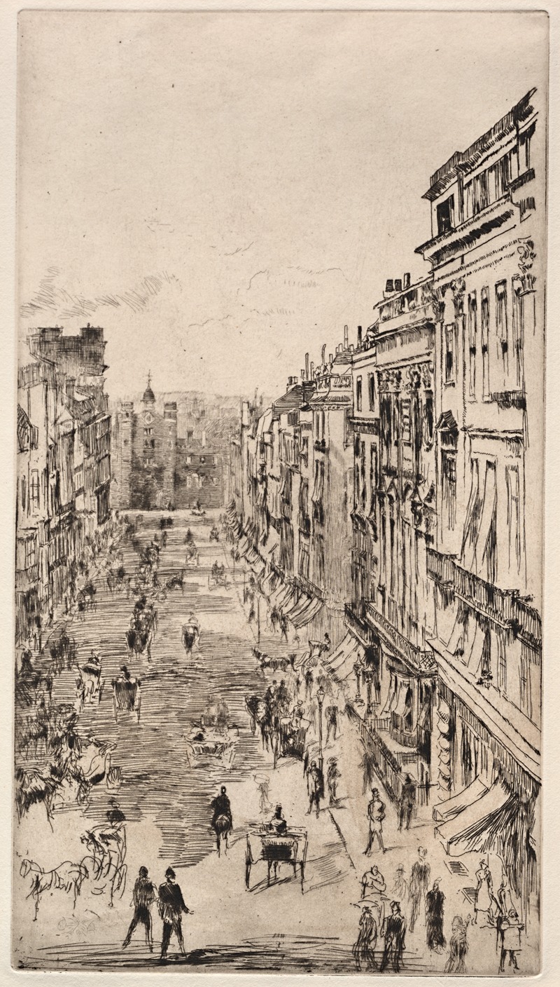 James Abbott McNeill Whistler - St. James Street