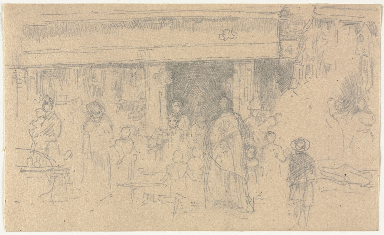 James Abbott McNeill Whistler - Street Scene