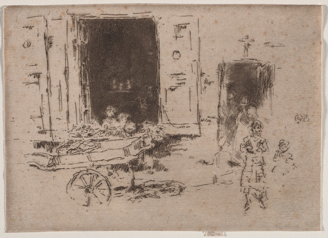 James Abbott McNeill Whistler - The Barrow – Quartier des Marolles, Brussels