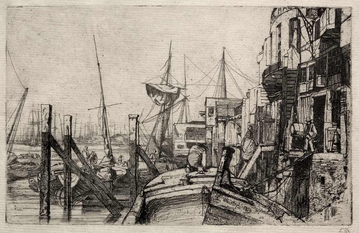 James Abbott McNeill Whistler - The Limehouse