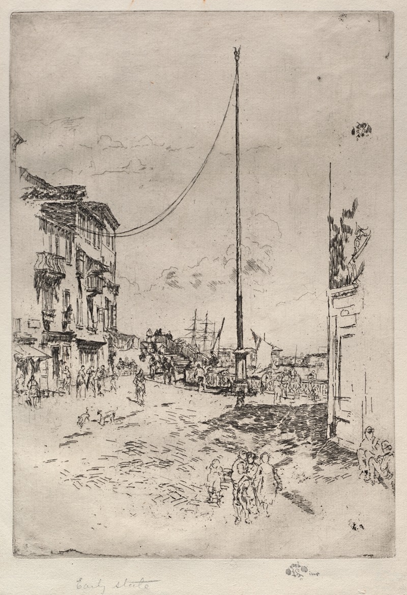 James Abbott McNeill Whistler - The Little Mast