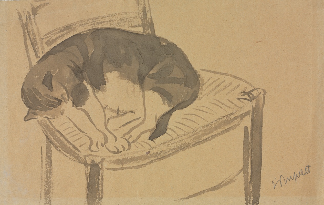 Jane Poupelet - Sleeping Cat