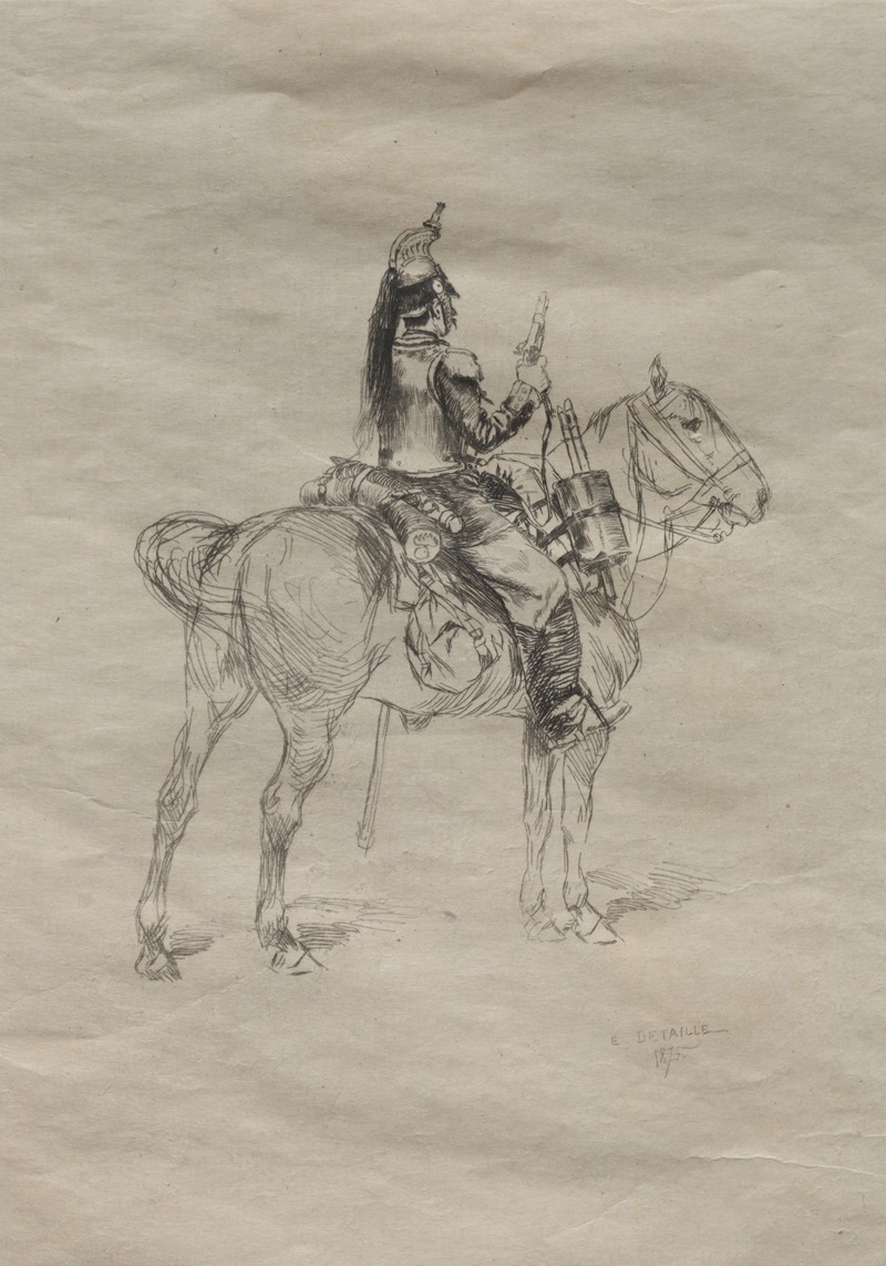 Jean-Baptiste Édouard Detaille - The Cavalryman