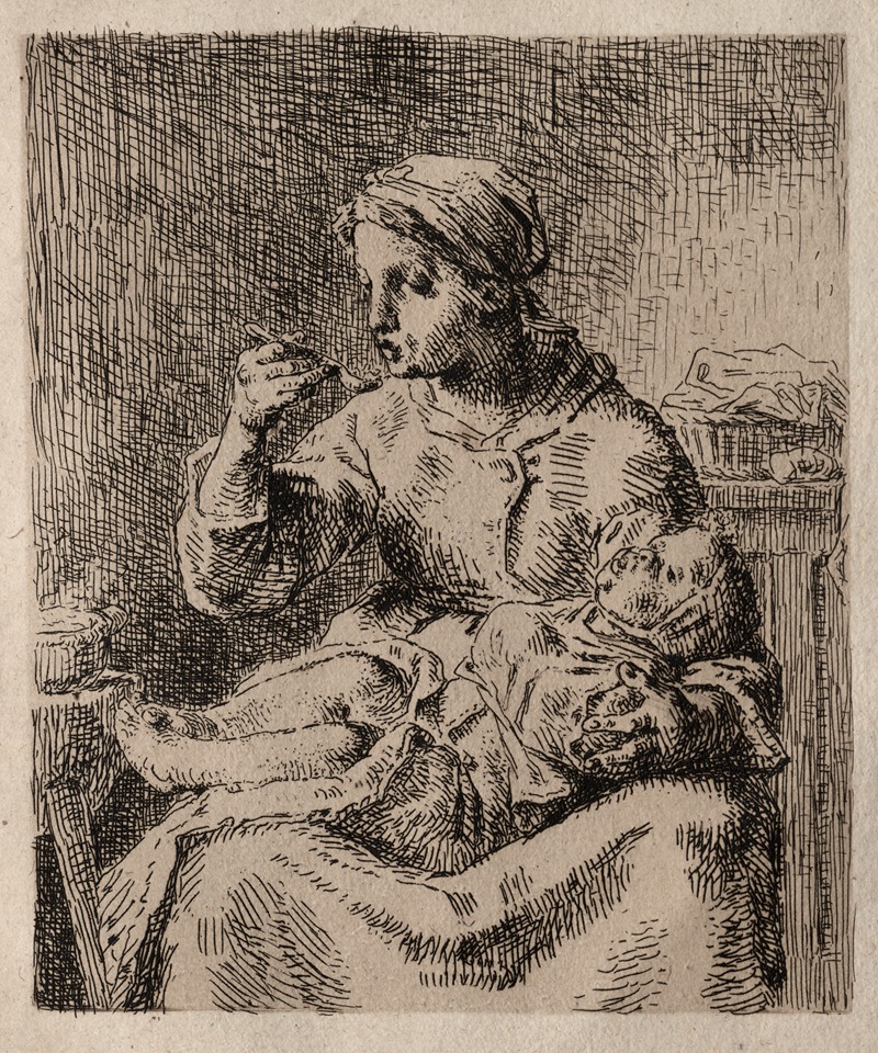 Jean-François Millet - La Bouillée