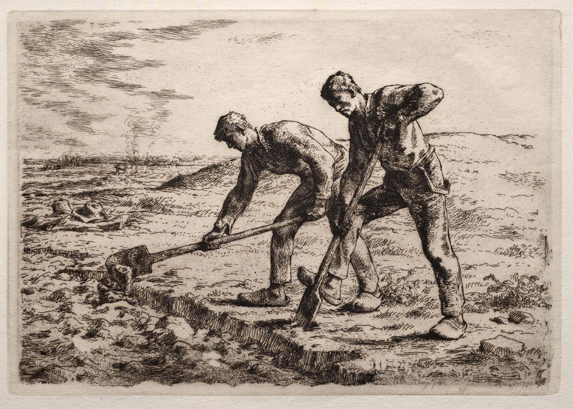 Jean-François Millet - The Diggers