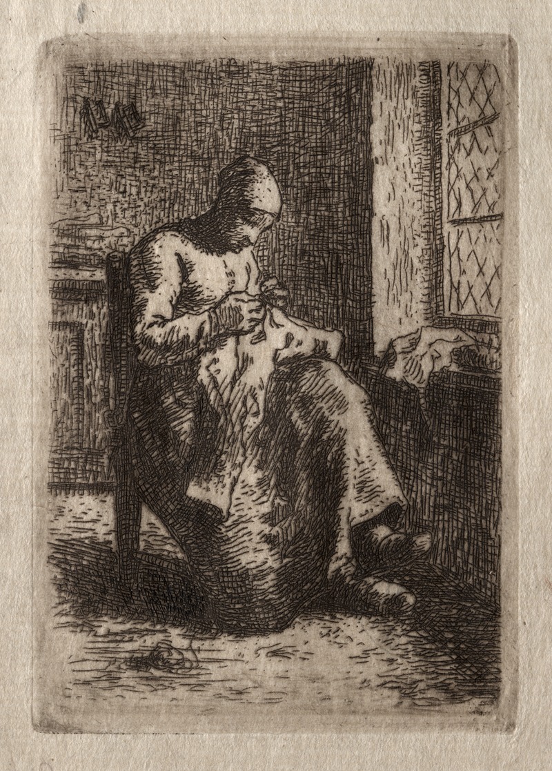 Jean-François Millet - Woman Sewing