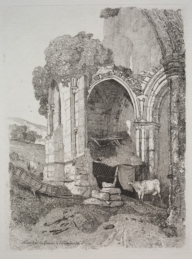 John Sell Cotman - Rievaulx Abbey, Yorkshire