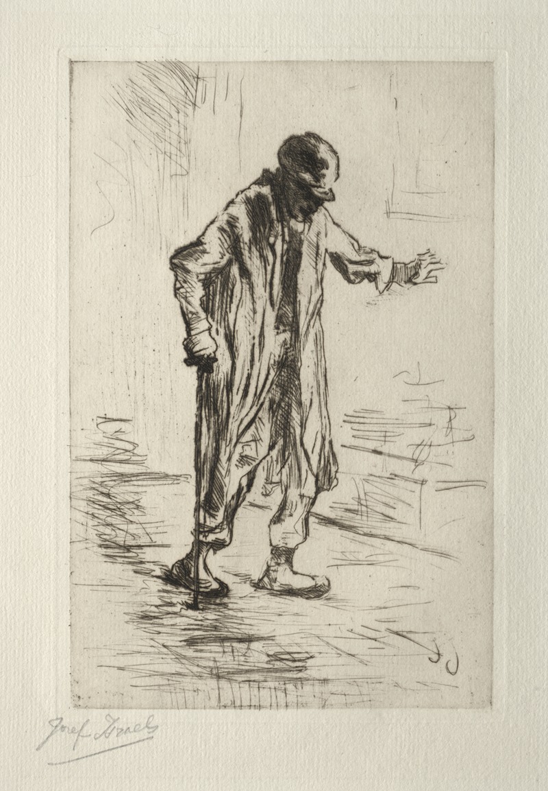 Jozef Israëls - Stumbling Old Man