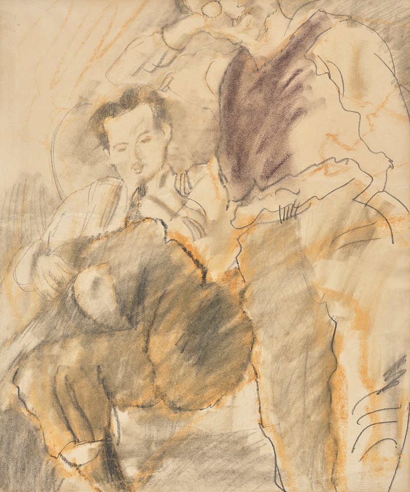 Jules Pascin - Emile Ganso et un ami