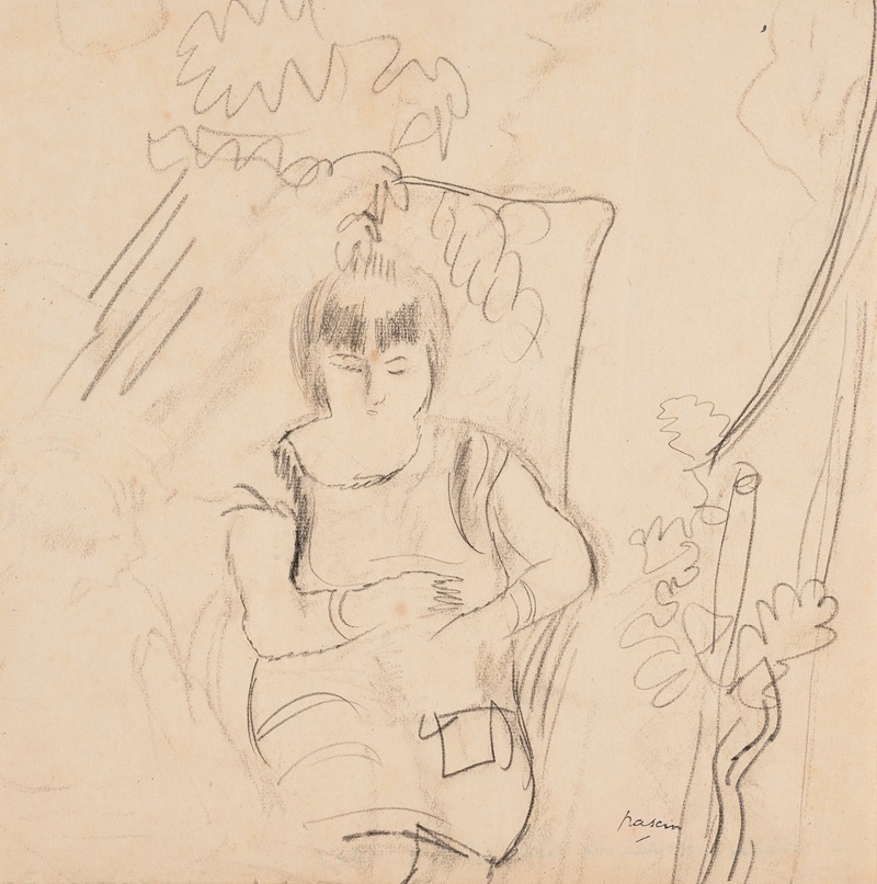 Jules Pascin - Femme au fauteuil