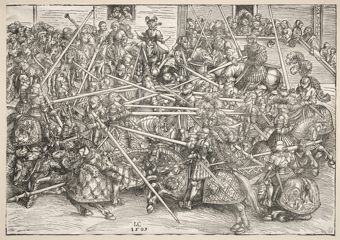 Lucas Cranach - The Tournament with lances