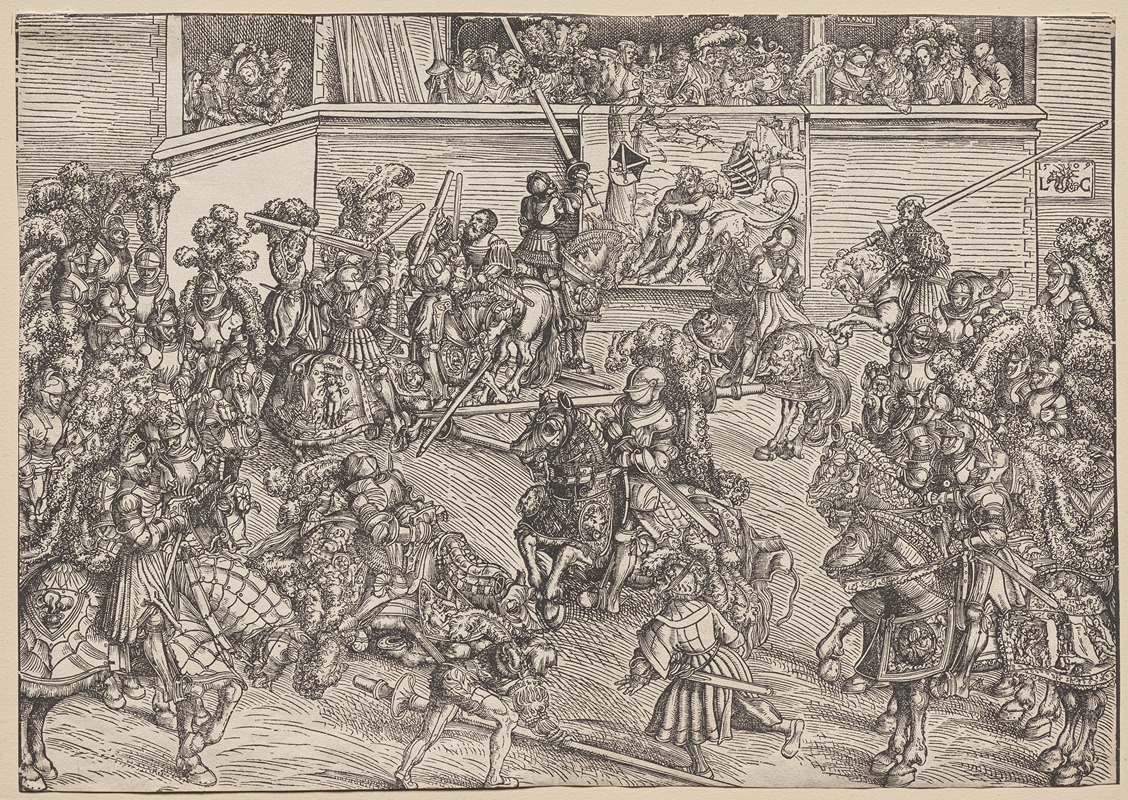 Lucas Cranach - The Tournament with Sampson and the Lion