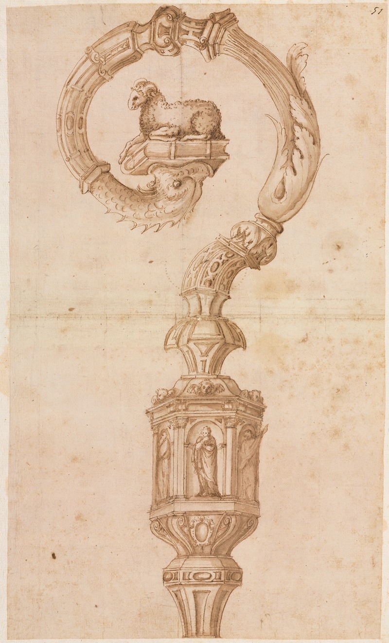 Luzio Romano - Design for a Crozier