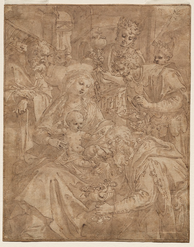 Maerten De Vos - Adoration of the Magi