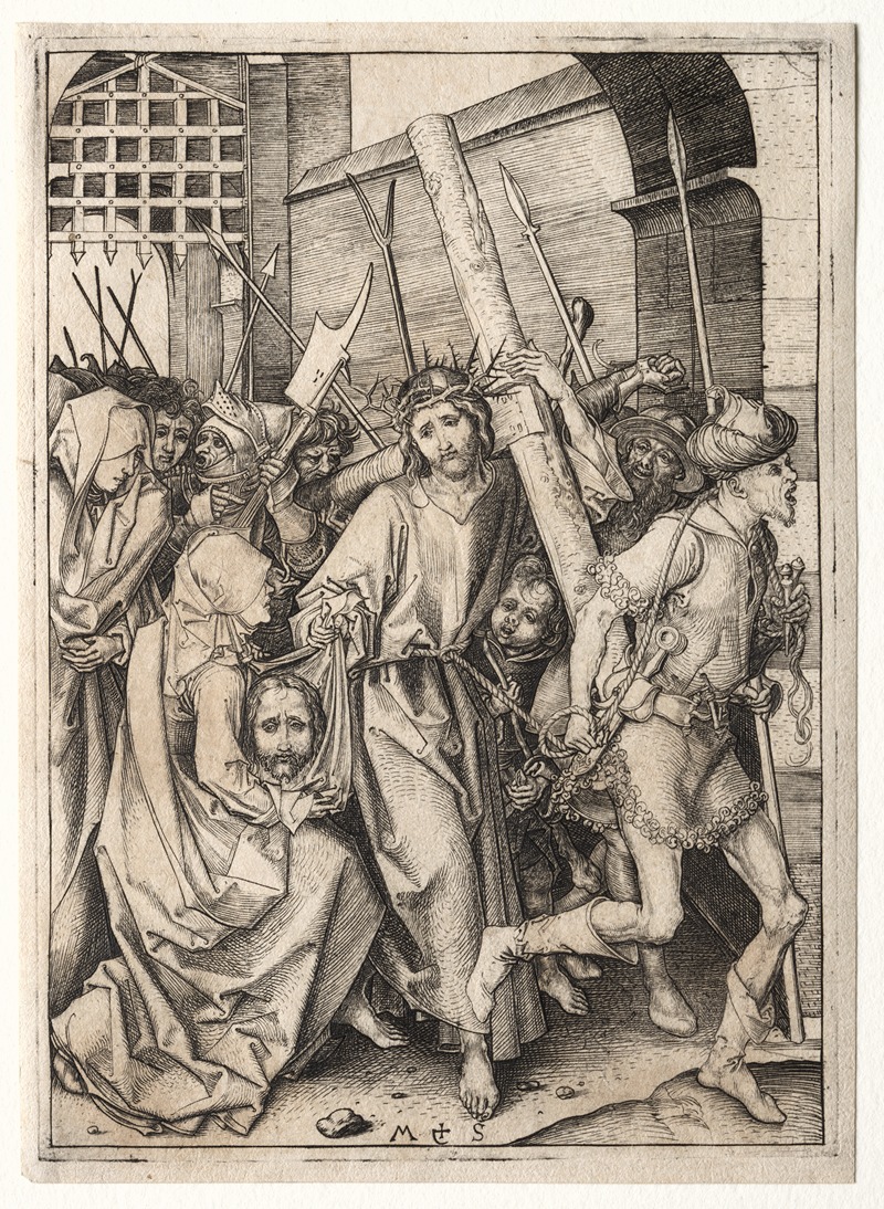 Martin Schongauer - Christ Bearing the Cross