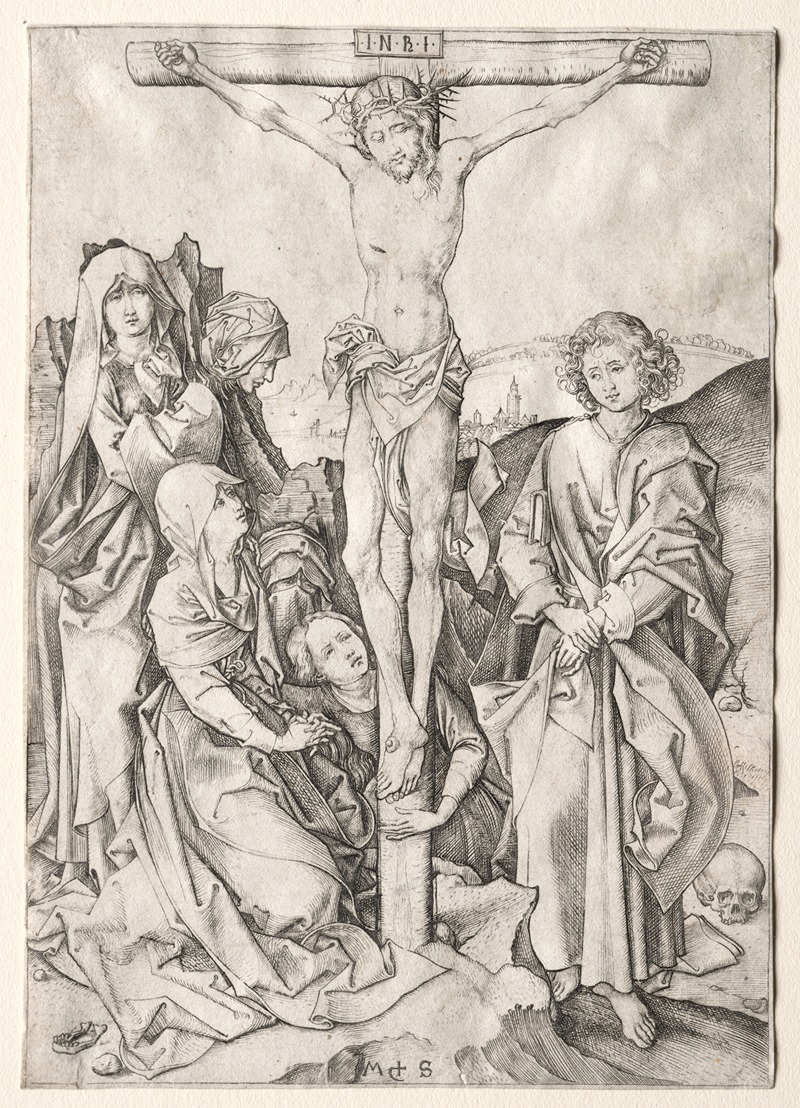 Martin Schongauer - Christ on the Cross