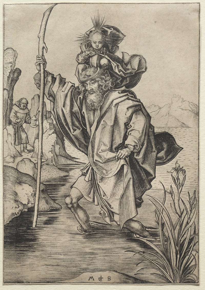 Martin Schongauer - St. Christopher