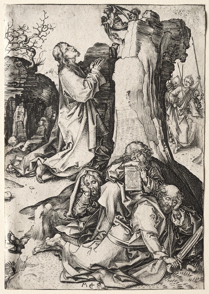 Martin Schongauer - The Agony in the Garden