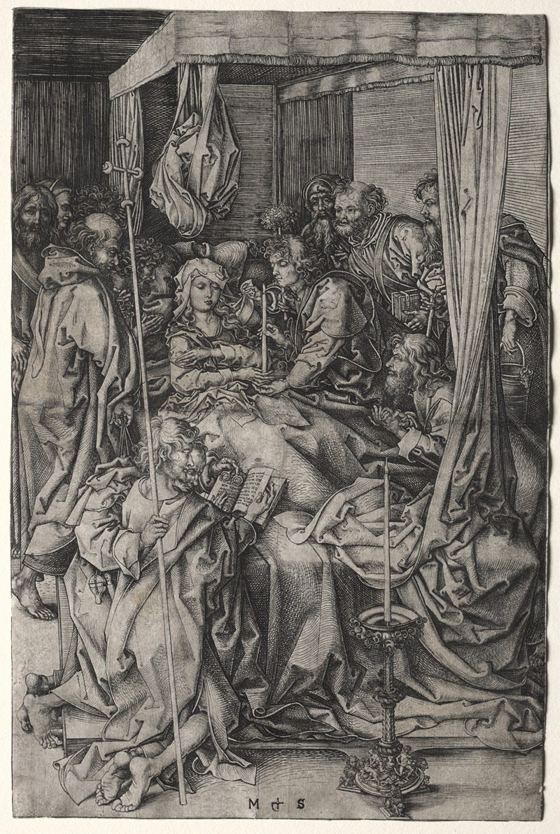 Martin Schongauer - The Death of the Virgin