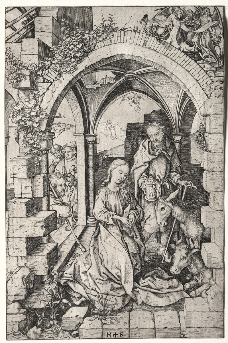 Martin Schongauer - The Nativity