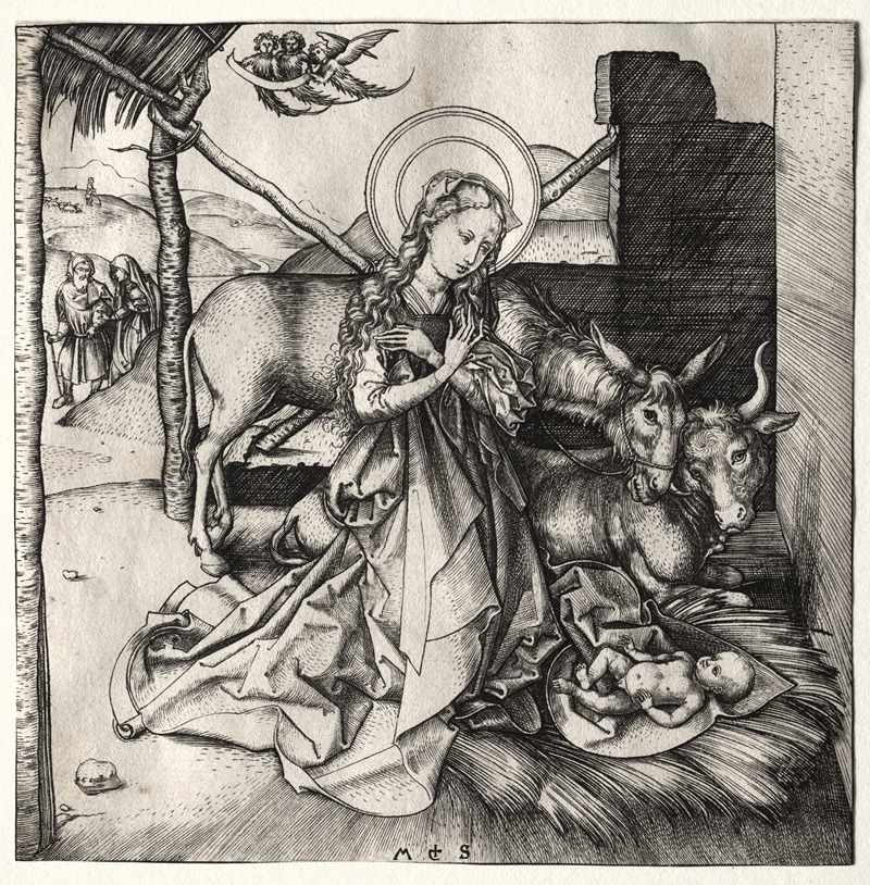 Martin Schongauer - The Nativity