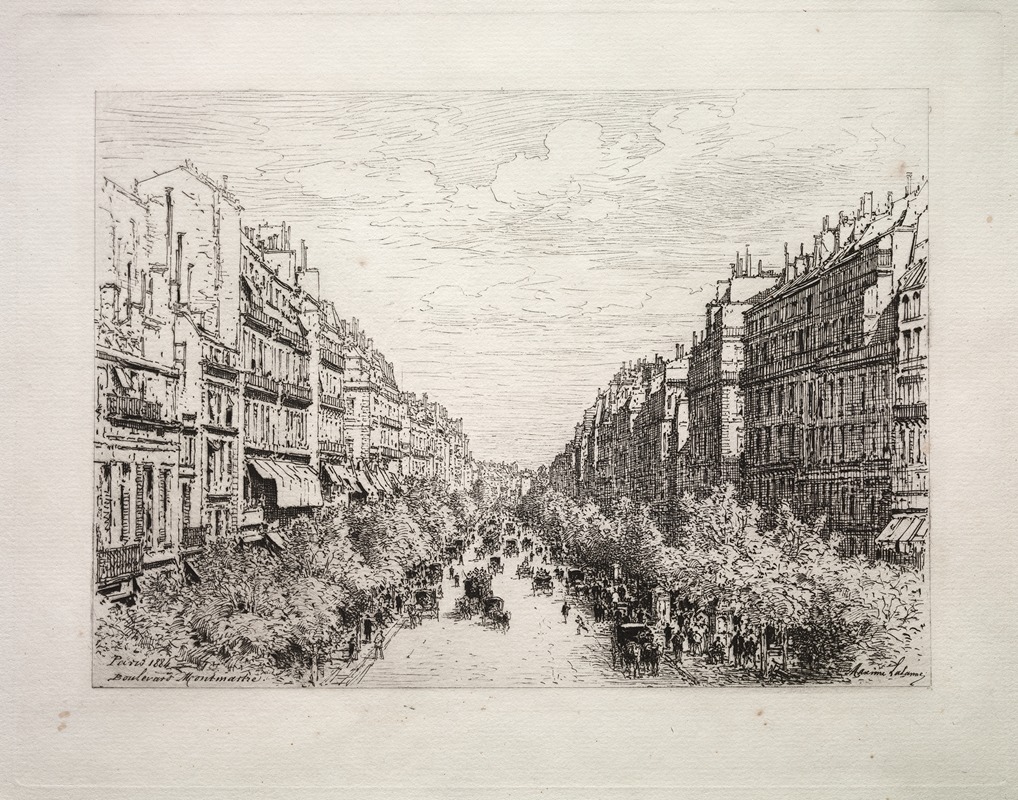 Maxime Lalanne - Boulevard Montmartre