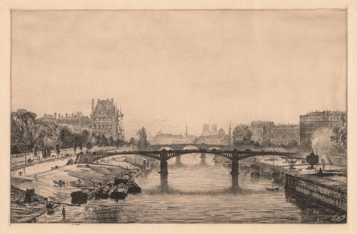 Maxime Lalanne - Paris, View from the Concorde Bridge