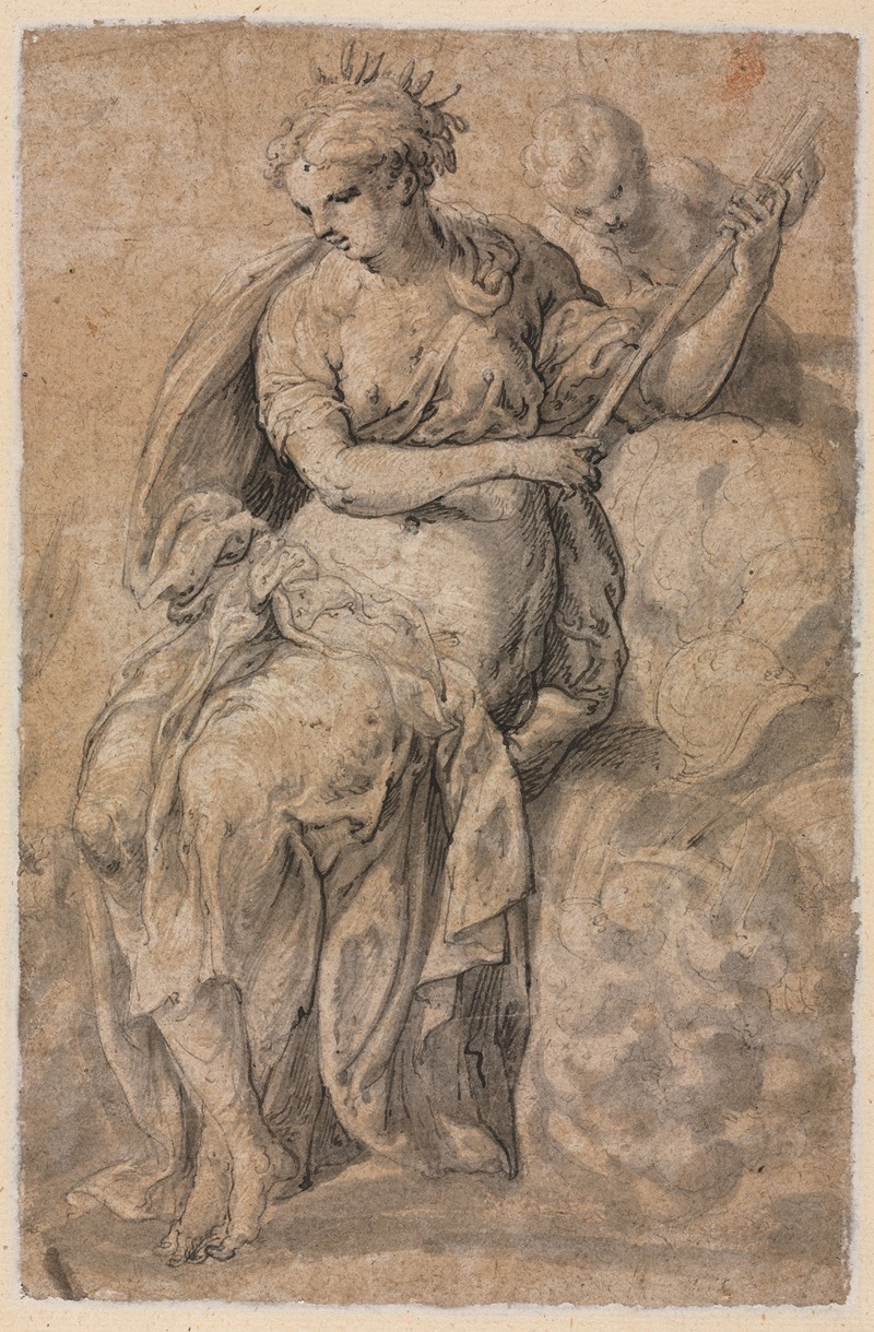 Niccolo dell' Abbate - Allegorical Figure