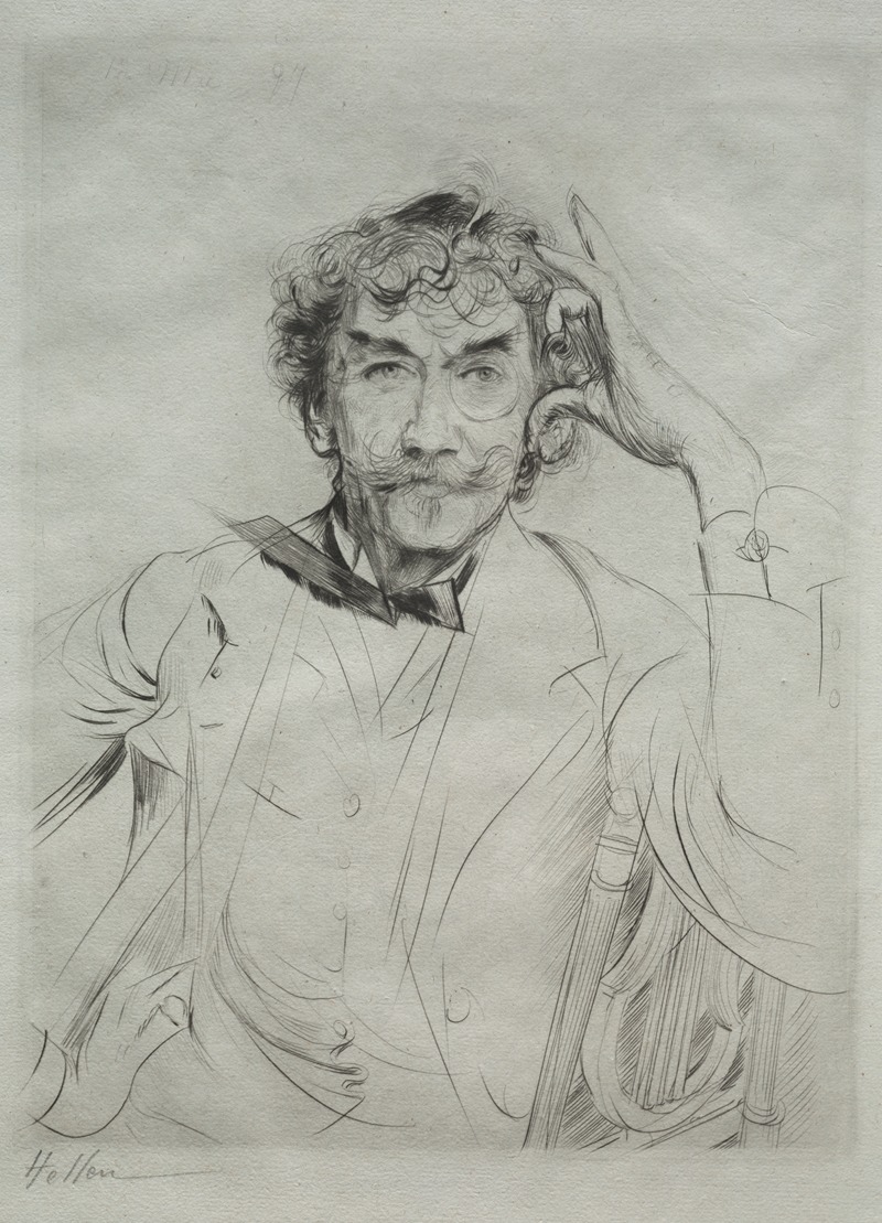 Paul César Helleu - James MacNeill Whistler