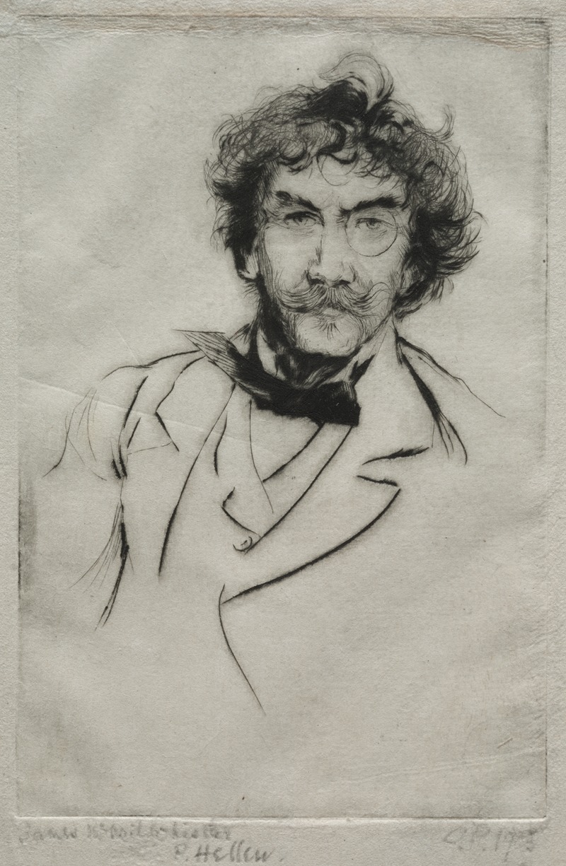 Paul César Helleu - James MacNeill Whistler