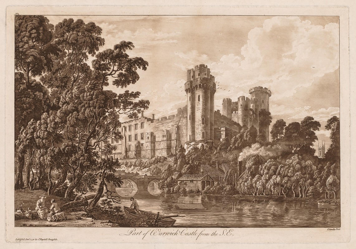 Paul Sandby - Part of Warwick Castle from the South East