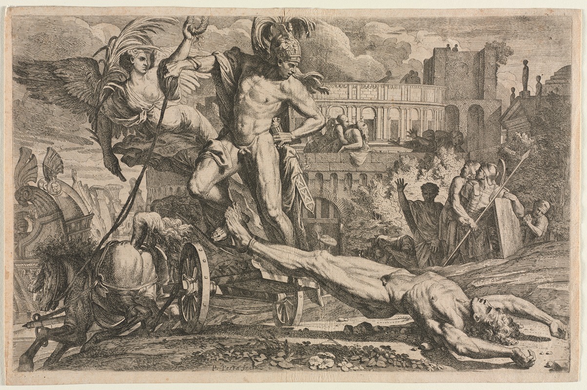 Pietro Testa - Achilles Dragging the Body of Hector