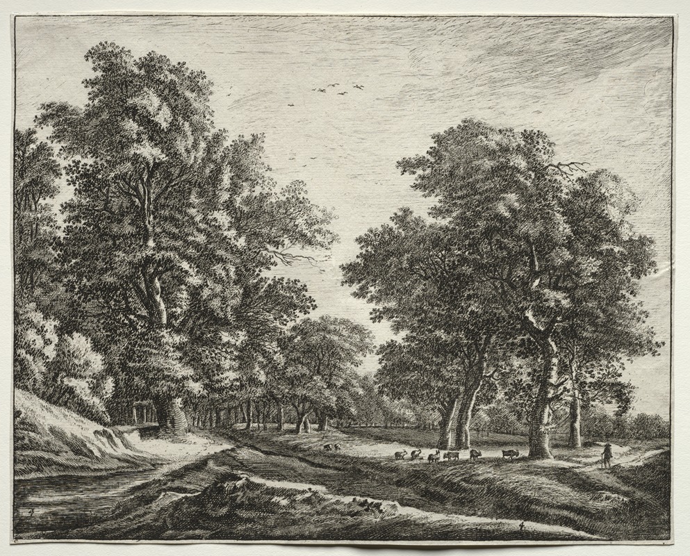 Roelant Roghman - Goats Under the Trees