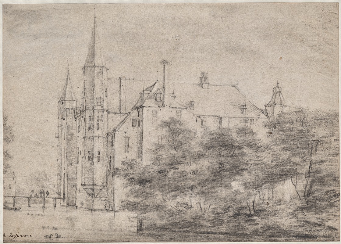 Roelant Roghman - Zuylen Castle Near Utrecht