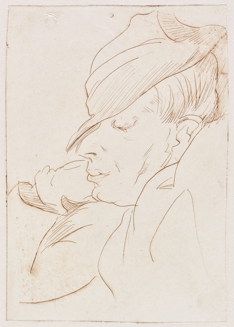 Rudolf Grossmann - Self-portrait in Profile