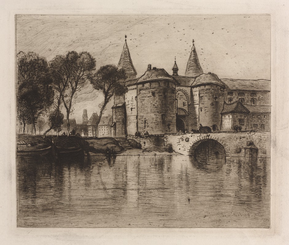 Samuel Colman - Pont de Grand, Bruges