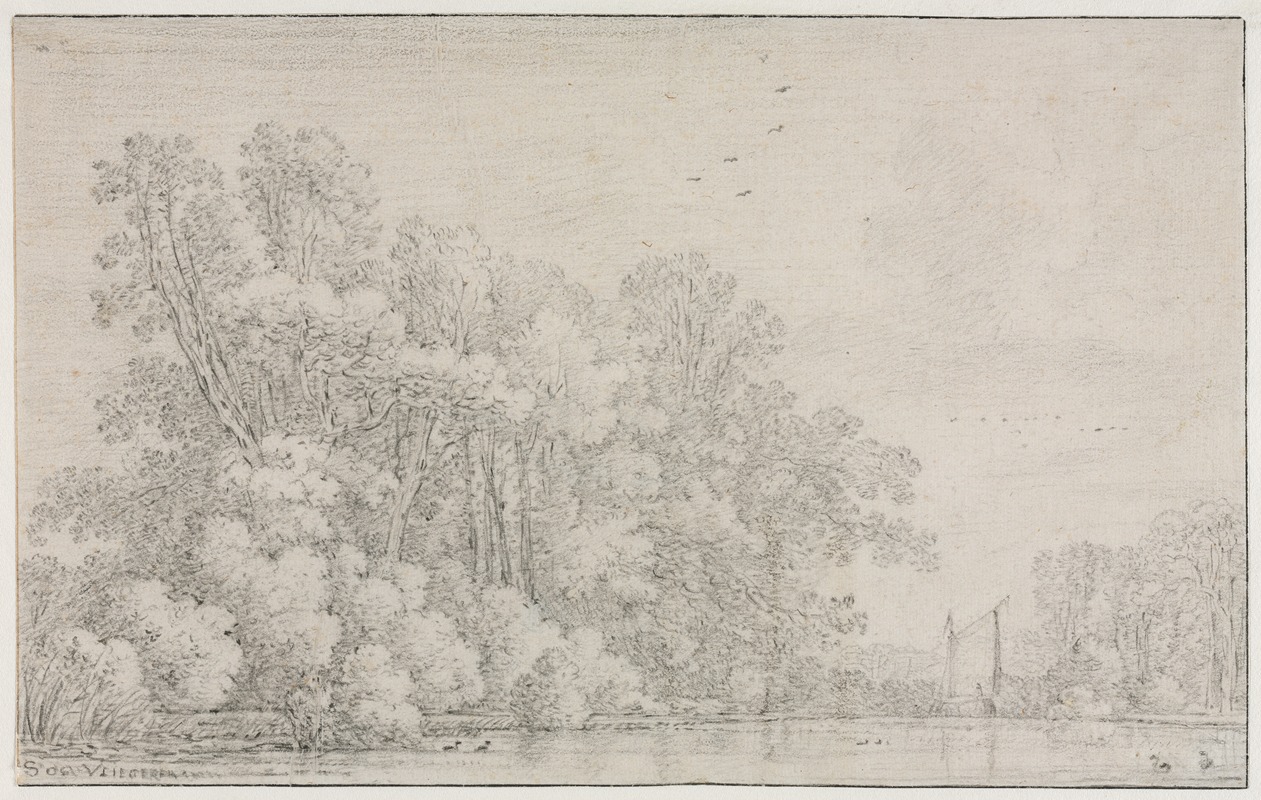 Simon de Vlieger - River Landscape