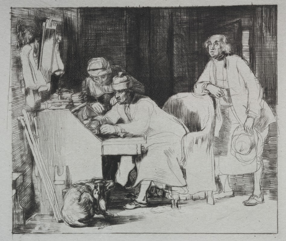 Sir David Wilkie - The Lost Receipt