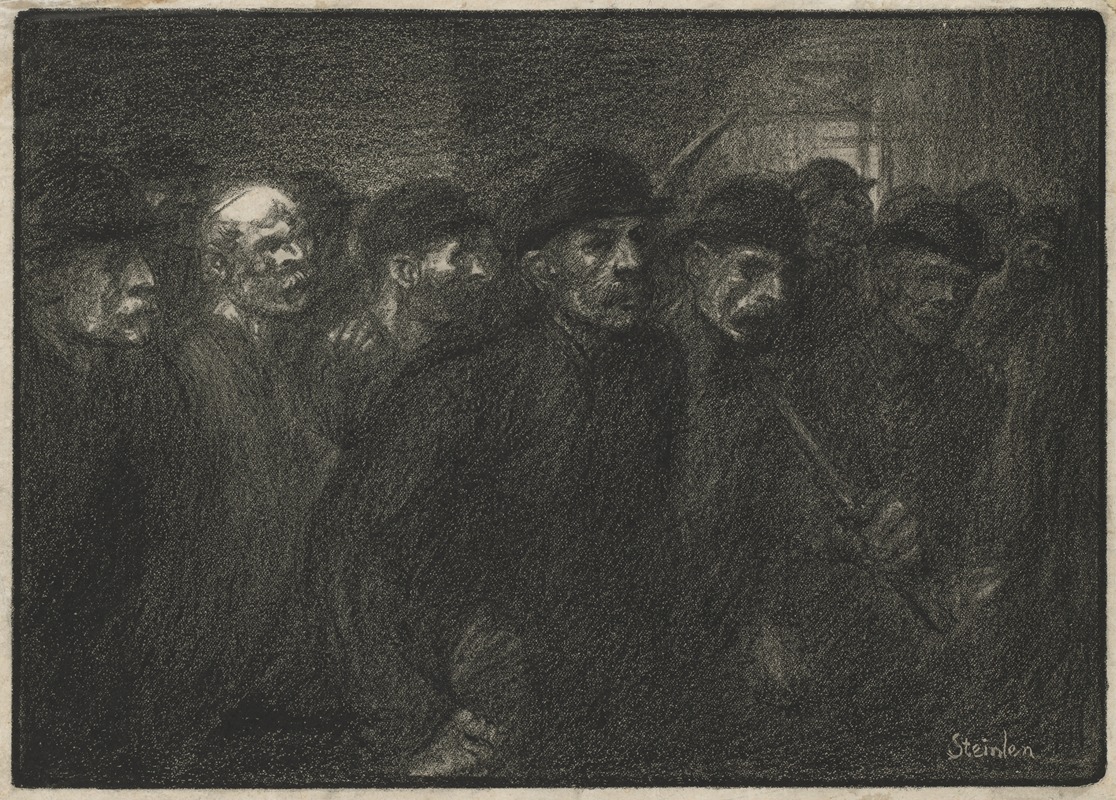 Théophile Alexandre Steinlen - Ouvriers Sortant de L’Usine