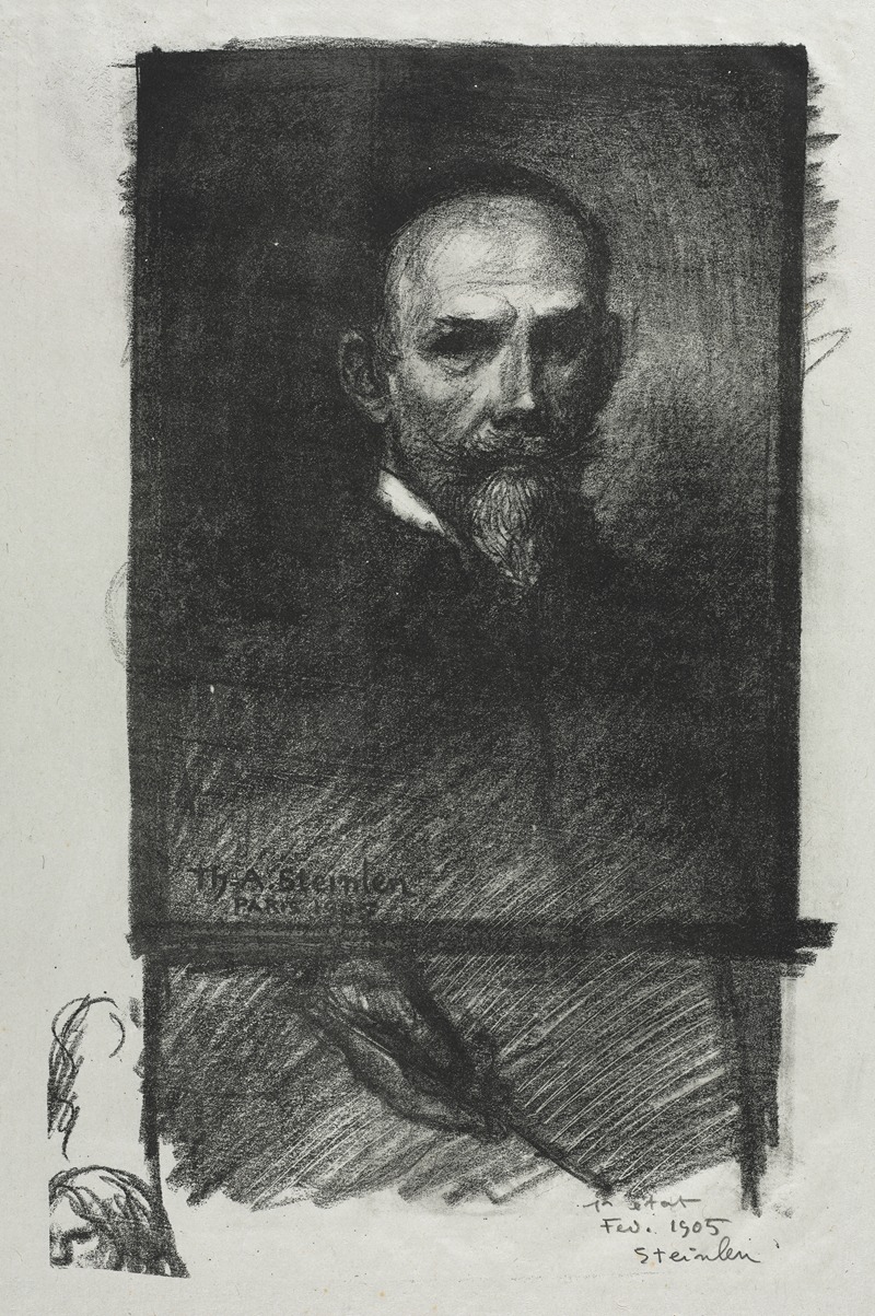 Théophile Alexandre Steinlen - Self-Portrait