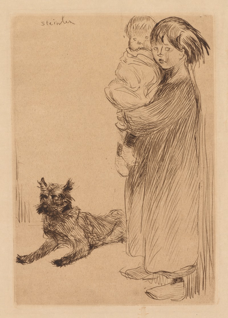 Théophile Alexandre Steinlen - The Big Sister (La Grande Soeur)