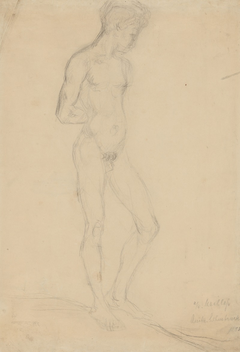 Wilhelm Lehmbruck - Male Nude Model