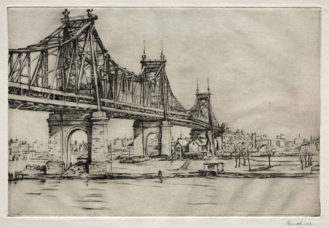 William George Reindel - Queensboro Bridge, New York