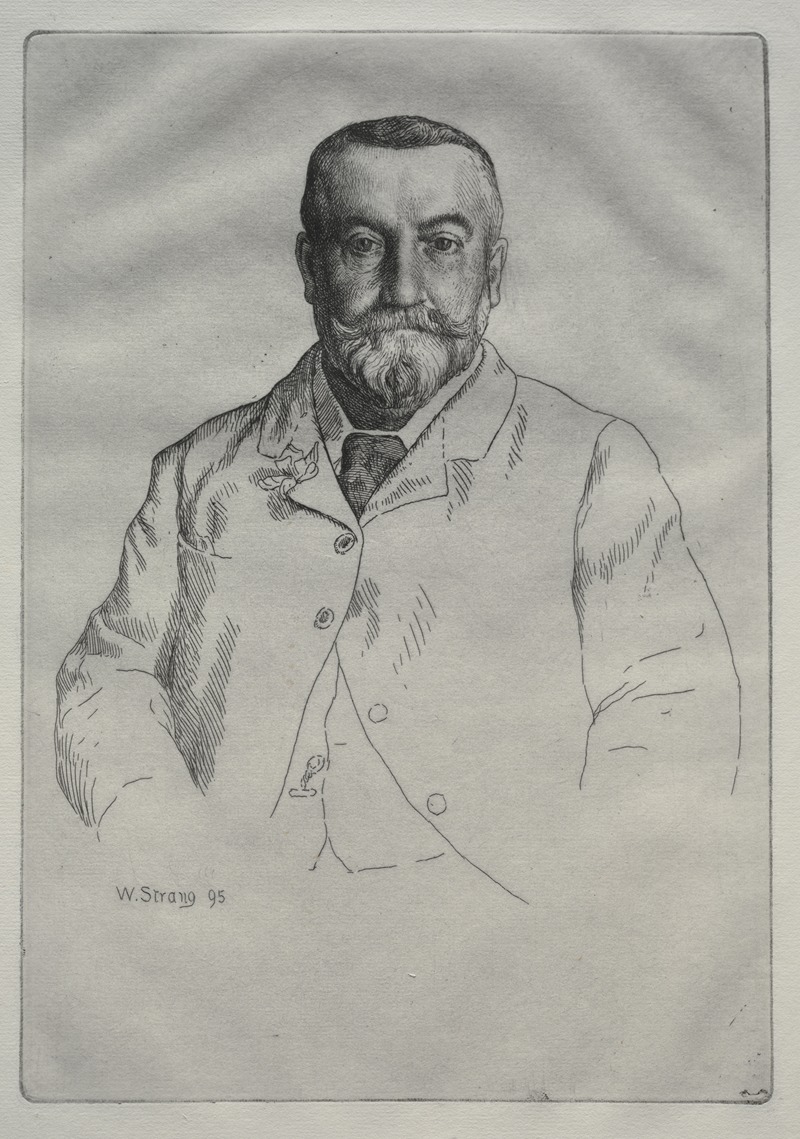 William Strang - Portrait of H. Cock