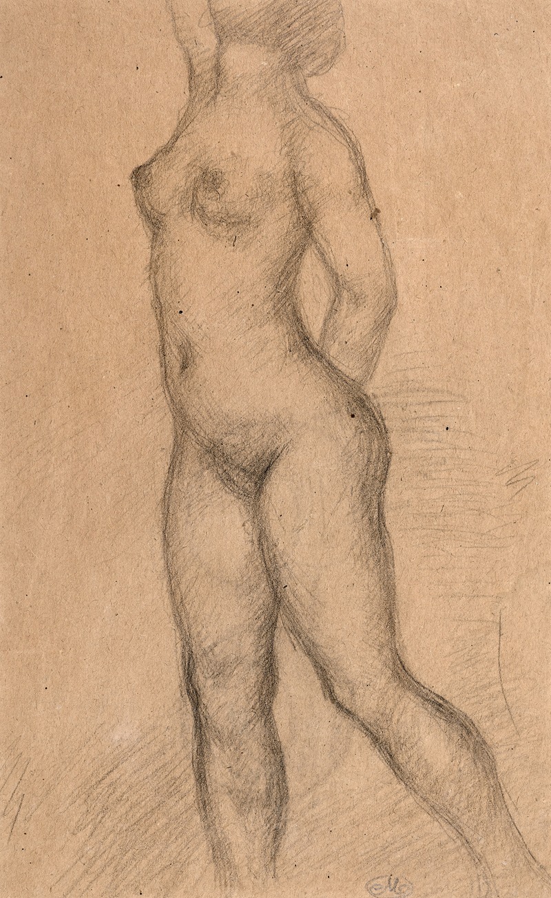 Aristide Maillol - Femme nue debout de profil