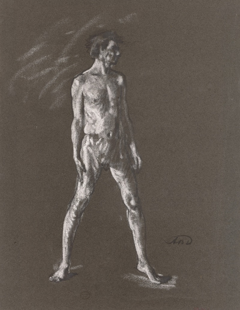 Arthur Bowen Davies - Study of a Standing Man