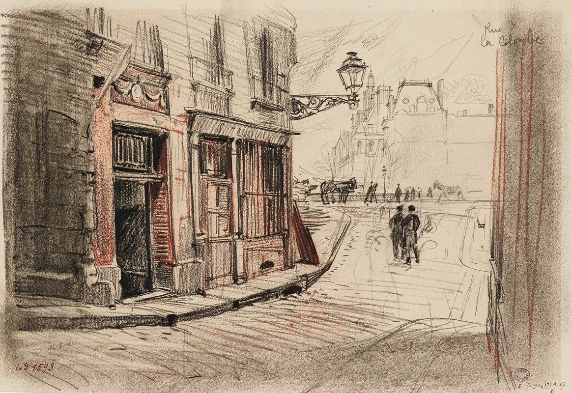 Charles Jouas - Rue de la Colombe