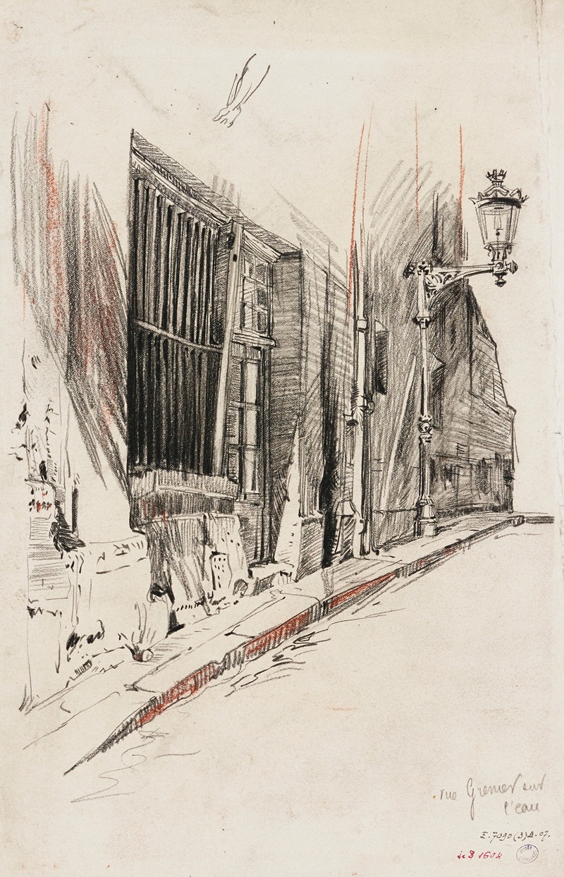 Charles Jouas - Rue Grenier sur l’Eau