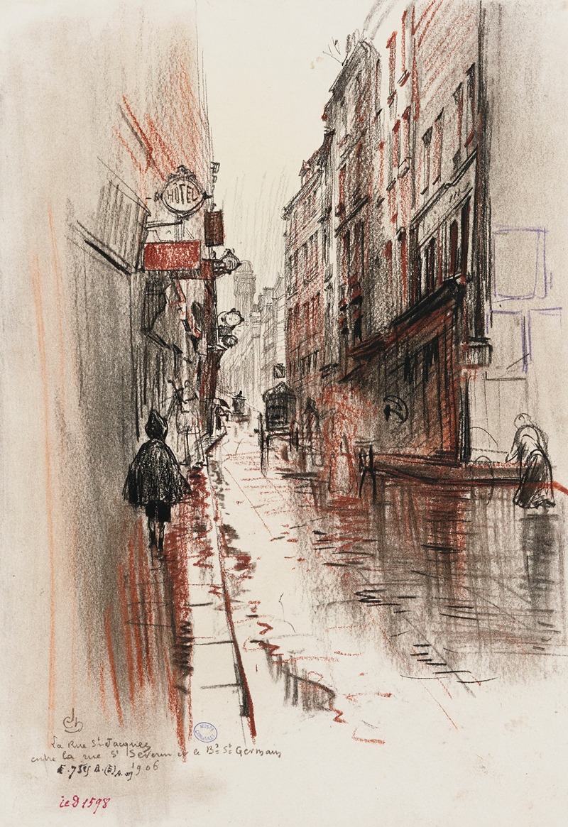 Charles Jouas - Rue Saint Jacques