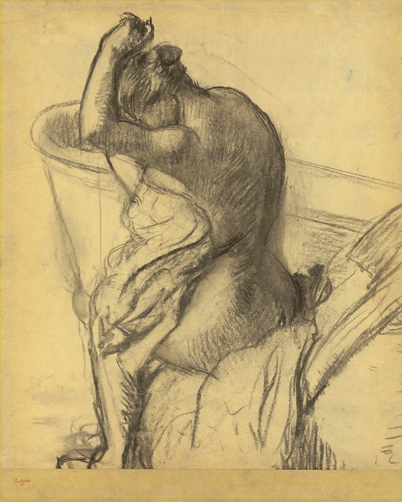 Edgar Degas - Après le bain